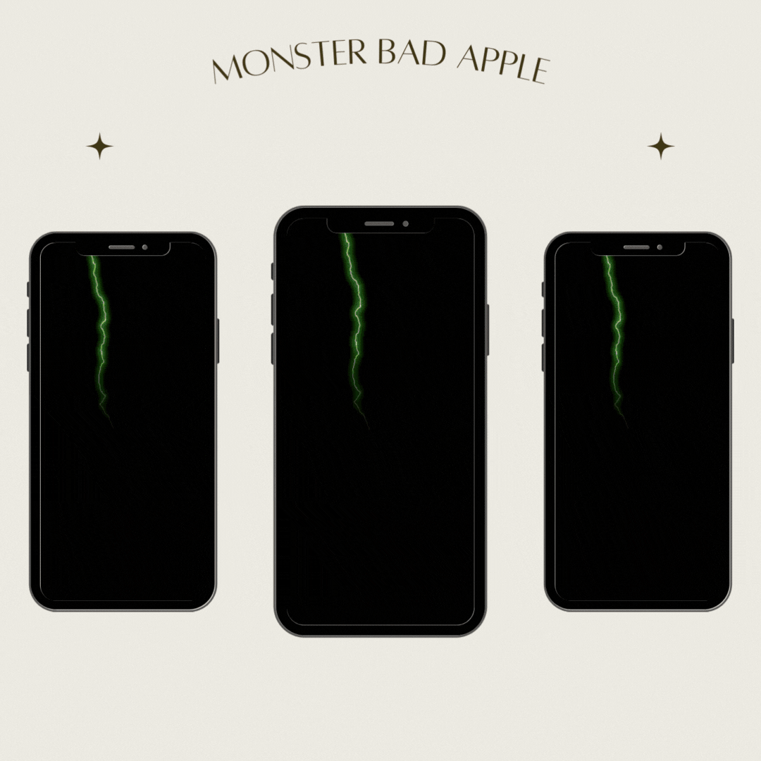 Monster Bad Apple gif